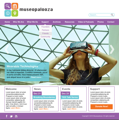 Museopalooza website