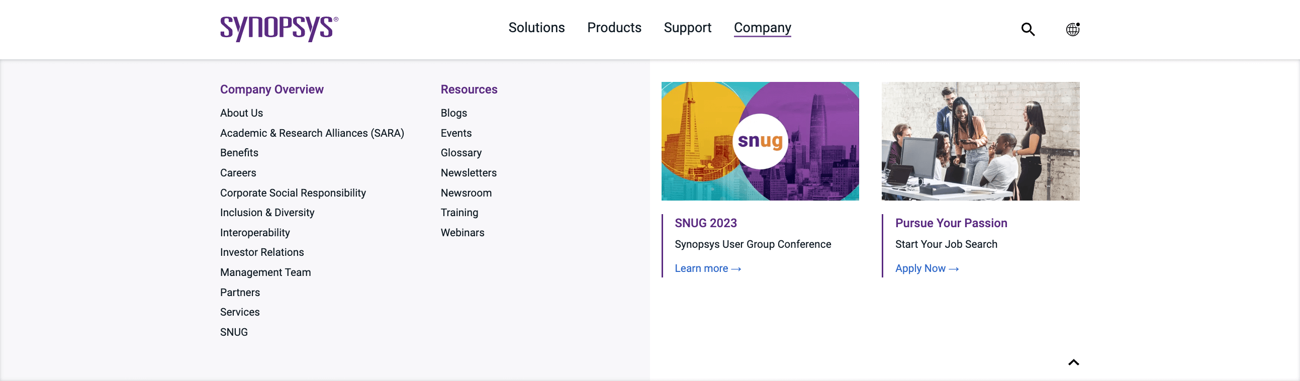 synopsys navigation company